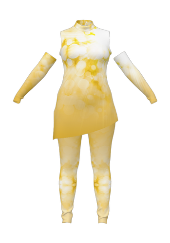 See The Light Collection - Full Color Guard Costume (Tunic, Leggings, Armbands)