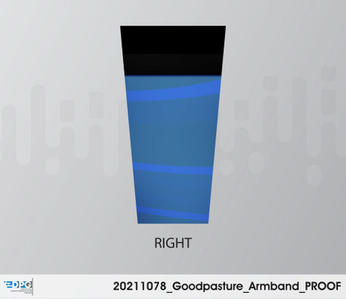 SoundWaves Collection - Blue Armband