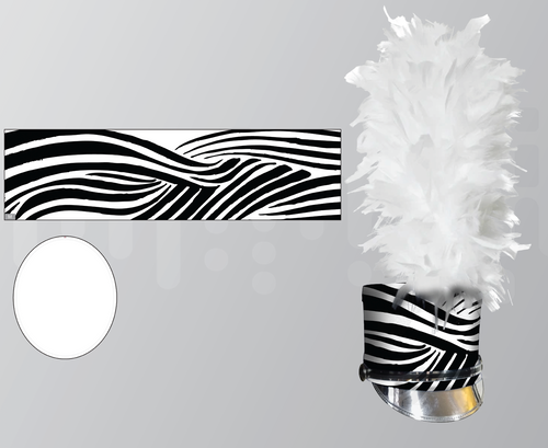 Waves Collection - Hat Slip Black and White