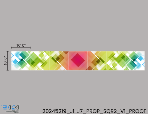 Squares Collection - Colorful Back Prop (PROP_SQR2_A1-A7)