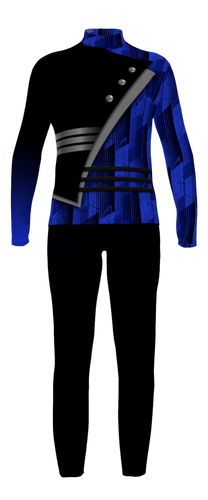 Blue Steel Collection - FULL Standard Top & Black Bibbers Set (20220990_C)