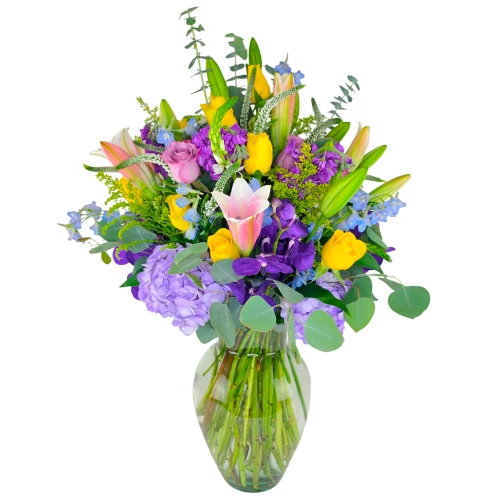 Vibrant, uplifting, and lively—a gorgeous burst of color designed to brighten any room or special occasion