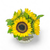 Sunflowers In a Glass Sphere