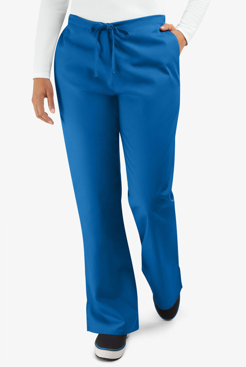 Women's Drawstring Flare Scrub Pant