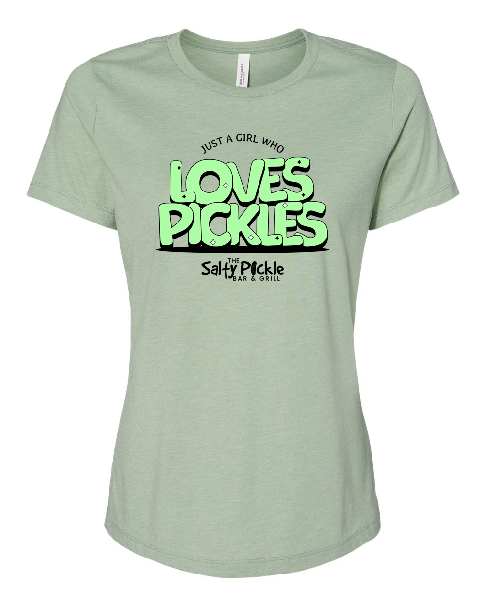 Just A Girl Who Loves Pickles T-Shirt - Fun Dill Pickle Cucumber Graphic Tee For Women & Men