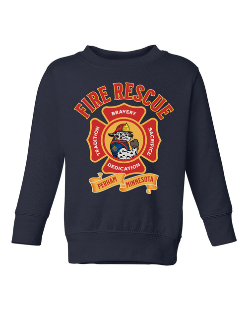 Dalmatian Firefighter Crewneck (Toddler)