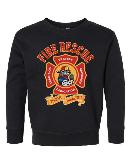 Dalmatian Firefighter Crewneck (Toddler)