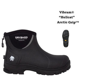 Dryshod Men's Steadyeti Ankle "HELLCAT" Arctic Grip Extreme Boot Black SYT-MA-BK Dryshod Men's Steadyeti Ankle "HELLCAT" Arctic Grip Extreme Boot Black SYT-MA-BK