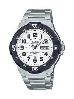 Casio Men's Diver Style White Dial Stainless Steel Watch G818-MRW200HD-7BV
