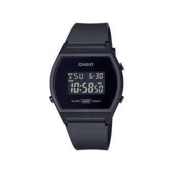 Casio Women's Quartz Sport Watch with Resin Strap, Black, 21 (Model: LW-204-1BCF) G818-LW204-1B