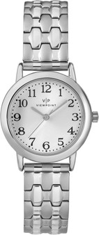 Viewpoint by Timex CC3D82900 Women's Silver-Tone Stainless Steel Expansion Band Watch G818-CC3D82900