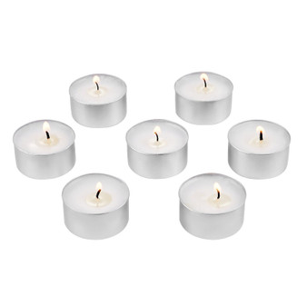 200 Pack Unscented Tea Lights Candles 6.5 Hours Long Burning Smokeless Tealight Candles, Dripless w E415-CLZ200GBS15IE36QIV0