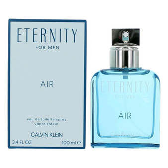 Eternity Air by Calvin Klein, 3.4 oz Eau De Toilette Spray for Men R654-ameterair34s