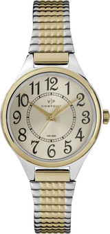 Viewpoint by Timex CC3D82500 Women's Two-Tone Stainless Steel Expansion Band Watch G818-CC3D82500