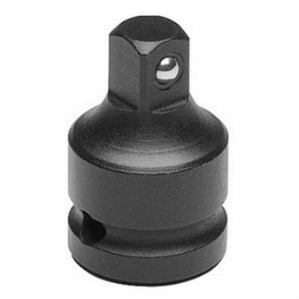 Grey Pneumatic 3/8" Female x 1/2" Male Adapter w/ Friction Ball T398-GRE1138A