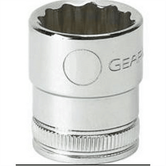 GearWrench 3/8 Inch Drive 12 Point Standard Metric Socket 8mm T398-KDT80484