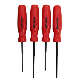 Mayhew 4 PC Micro Slotted & Phillips Screwdriver Set T398-MAY31021