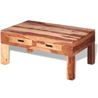 Coffee Table Brown Solid Acacia wood, Palisander wood Medium A949-243287