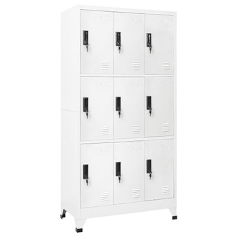  Locker Cabinet White Steel Large Locker Cabinet Rectangular A949-339804