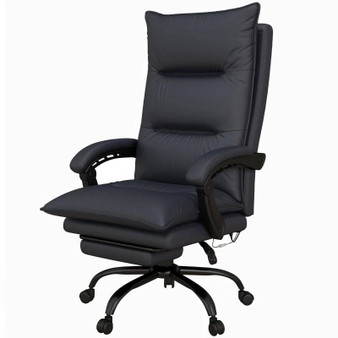 Double Padded Executive Massage Heated Office Chair Charcoal Q280-DDVFT6788