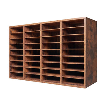 Literature Organizer, 36 Compartments Office Mailbox with Removable Shelves, Wood Mailbox Sorter Pa E415-WJJEKBHB36G54NDX0V0