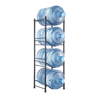 4 Tiers Water Jug Holder, 5 Gallon Water Bottle Holder, Single Row Water Bottle Rack for 4 Bottles, E415-5JLTZSSTSTZCF6NSEV0