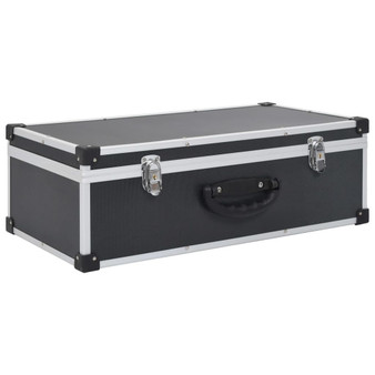 CD Case for 80 CDs Aluminum ABS Black A949-91855