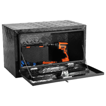 Underbody Truck Box, 30" x 17" x 18" Pickup Storage Box, Heavy Duty Aluminum Diamond Plate Tool Box E415-CDKCGJX23017UOUSBV0