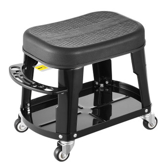 Mechanic Stool, 300 lbs Capacity Garage Seat/Work Stool with Wheels, 360?° Swivel Rolling Workshop  E415-DGNADDJLGDBKR6PVDV0