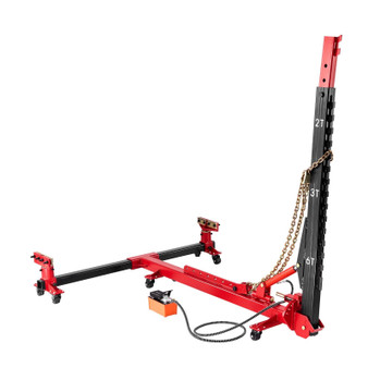 Auto Body Frame Puller Straightener, 6T Tension Car Body Repair Equipment with 6000PSI Hydraulic Fo E415-QCJSQ10T10TBDCR70001V0