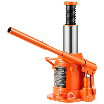 Hydraulic Bottle Jack, 20 Ton/44092 lbs Welded Bottle Jack with 6.69''-12.6'' Lifting Range & 3-Sec E415-PSDSDS20TDJSPJJBEV0