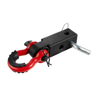 Shackle Hitch Receiver 2", 66000 lbs Breaking Strength, D Ring Shackle with Trailer Hitch Lock Pin, E415-ZJLHJ2IN550085NCOV0