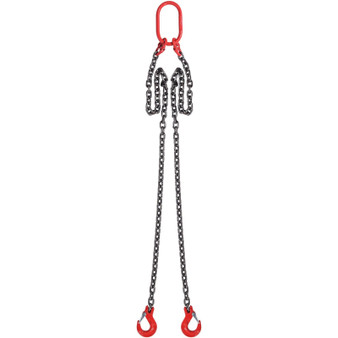 Chain Sling, 5/16 inch x 5 ft Lifting Chains with Hooks, G80 Engine Chain Hoist Lifts, 6600 lbs/3 T E415-DGDLHHMGFH1JITULLV0