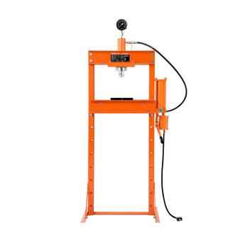 Hydraulic Shop Press, 20 T H-Frame Pneumatic Shop Press with Press Plate, Stable Garage Floor Adjus E415-YYYBSQCJYLJL2MQ89V0