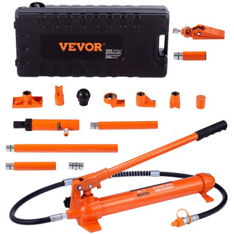 12 Ton Porta Power Kit, Hydraulic Ram with Pump with 4.6 ft/1.4 m Oil Hose, Portable Hydraulic Jack E415-FLDTJ12ABSTPUZ0B7V0