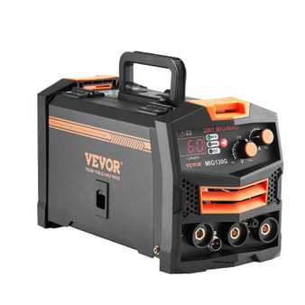 MIG Welder, 130A Synergic Mig Welding Machine, 2-in-1 Gas MIG/Gasless Flux Core MIG Multi-Process W E415-MIGYXHJ2H113A5ZGSV1