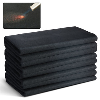 Carbon Felt Welding Blanket 4 Pack, 37" x 36" Flame Retardant Welding Blanket, Up To 1800?°F Heat R E415-TXWDHTHS4JWTYV64QV0