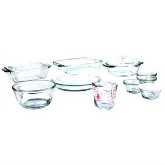 15-Piece Glass Bakeware Set - Dishwasher Oven Microwave & Freezer Safe Q280-AHBS5198151