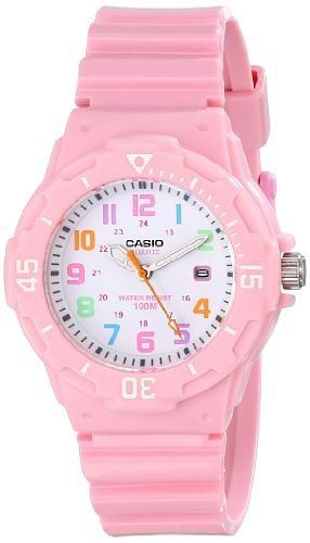 Casio Women's LRW200H-4B2VCF Pink Resin Band Watch G818-LRW200H-4B2VCF