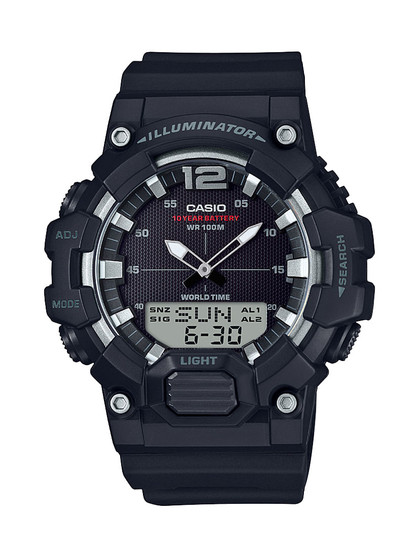 Casio Men's HDC700-1AV Analog Digital World Time Alarm Chronograph Telememo Watch G818-HDC700-1AV