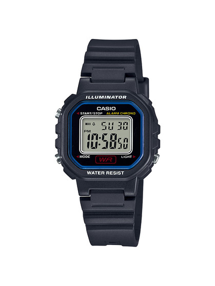 Casio Women's 'Classic' Quartz Resin Casual Watch, Color Black (Model: LA-20WH-1CCF) G818-LA20WH-1C