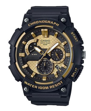 Casio Men's 'Retrograde' Quartz Resin Casual Watch G818-MCW200H-9AV