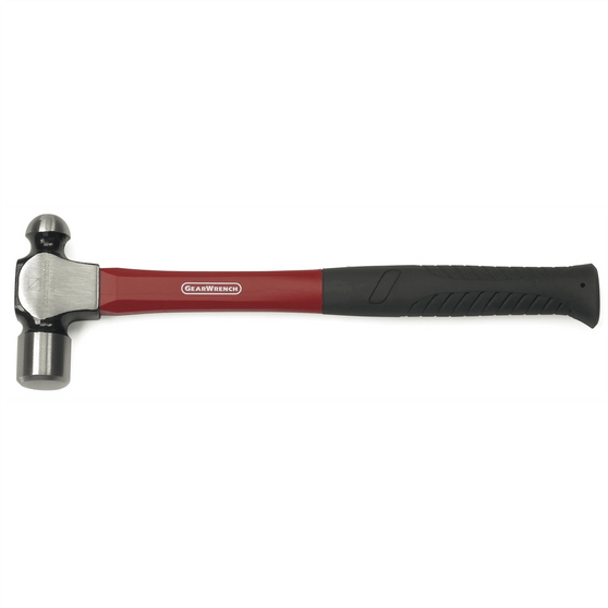 GearWrench 24 Ounce Ball Pein Hammer with Fiberglass Handle T398-KDT82252