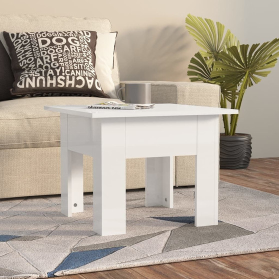 Coffee Table High gloss white Engineered wood Medium A949-810241