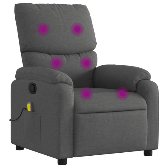 Massage Recliner Chair Dark grey A949-3205685