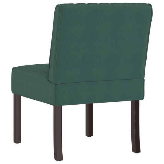  Slipper Chair Dark Green Velvet (100% polyester), solid wood, plywood A949-352453
