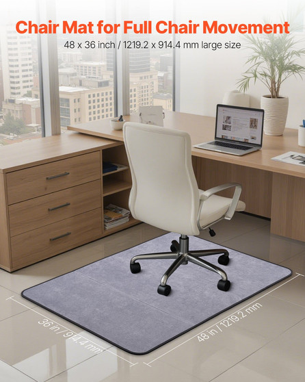 Chair Mat, 36 x 48-inch Office Chair Mat for Hard Floors, Floor Protector for Rolling Chairs, Cordu E415-YZDDDBMYDJX367H7F001V0