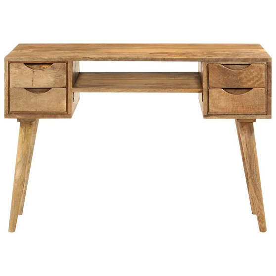 Desk Natural Mango Solid Mango Wood Medium Desk Rectangular A949-351593