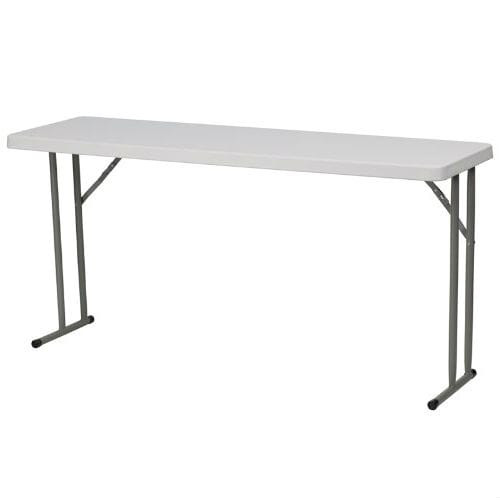 White Top Commercial Grade 60-inch Folding Table - Holds up to 330 lbs Q280-F60G5153