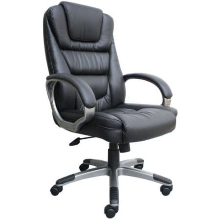 Ergonomic Black Faux Leather Executive Office Chair Q280-BBLPEC16829